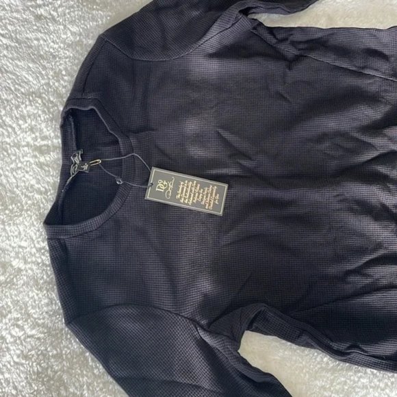 DG2 by Diane Gilman Waffle Knit Peplum Top 645-045 - Picture 4 of 5